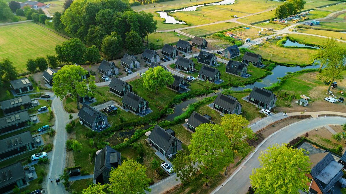 Vakantiepark met recreatiewoningen