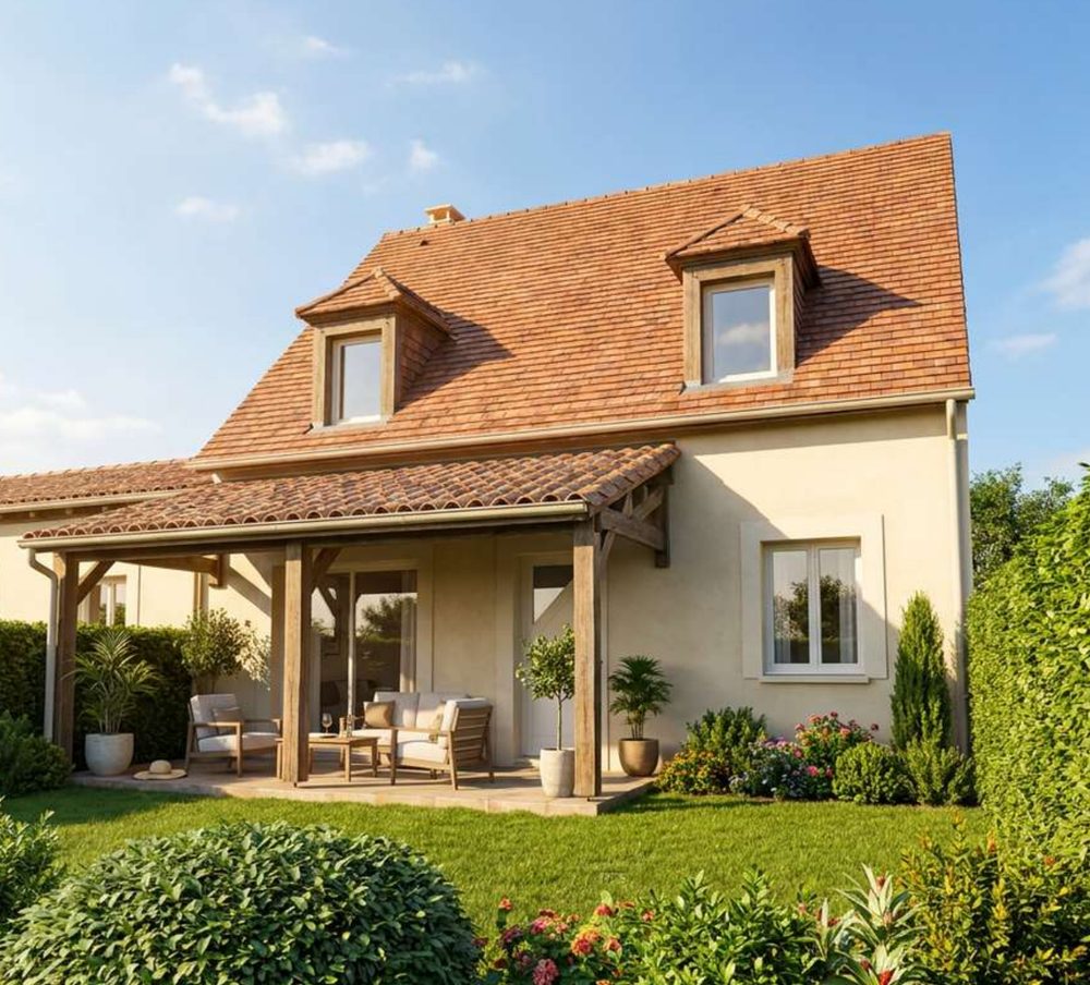 Woningtype Cinsault op Domaine de Lanzac, twee dakkapellen